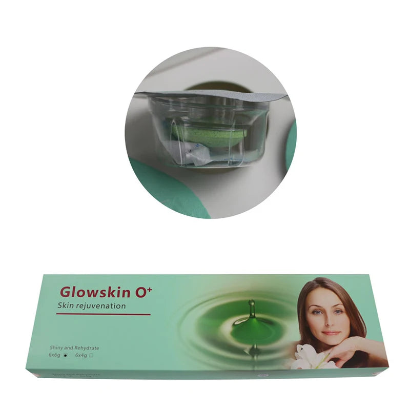 Glowskin O+ Skin Rejuvenation for Shine and Rehydration Kit CO2 Oxygen Small Bubble Capsules for Skin Care Machine